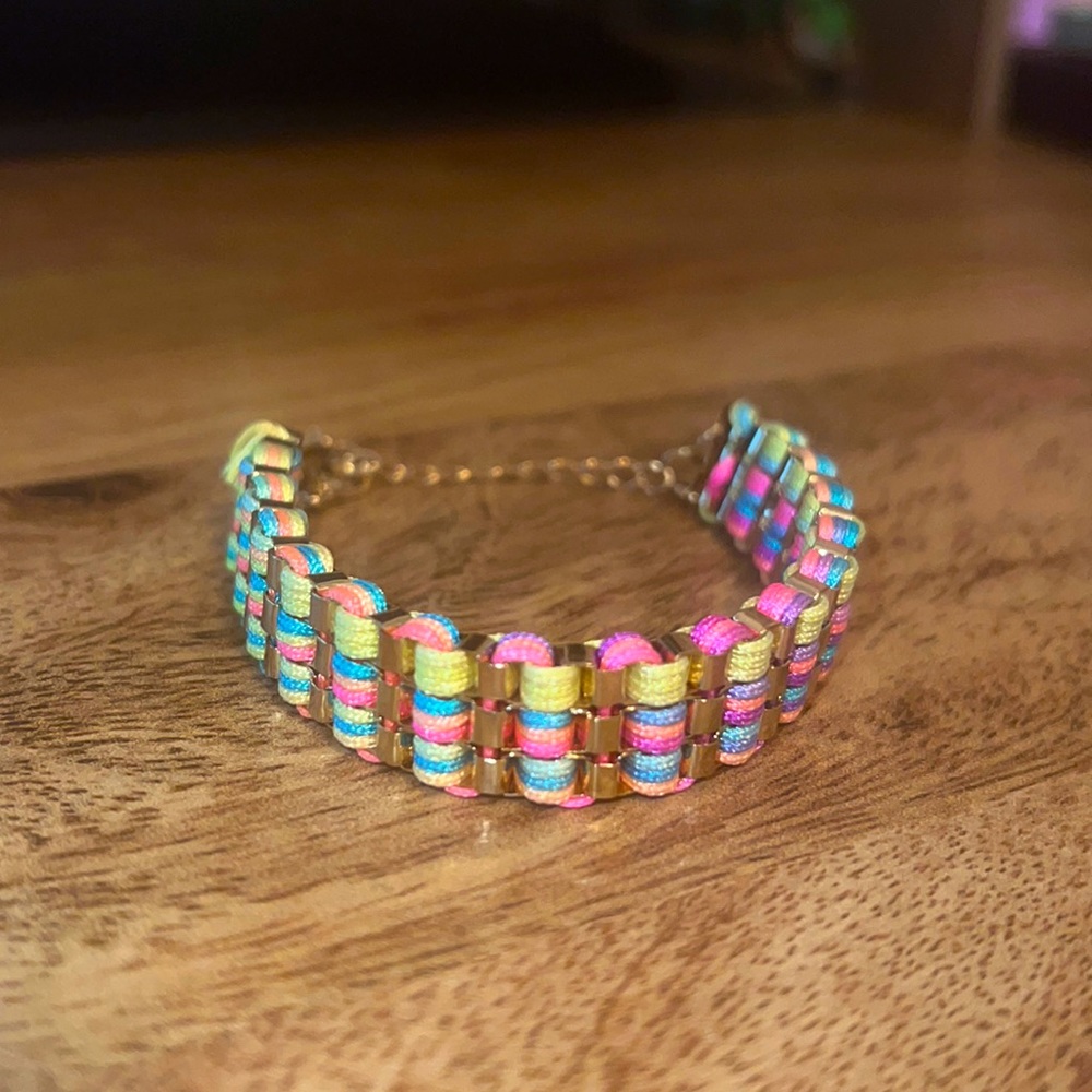 NWOT Aldo Rainbow Chair Bracelet